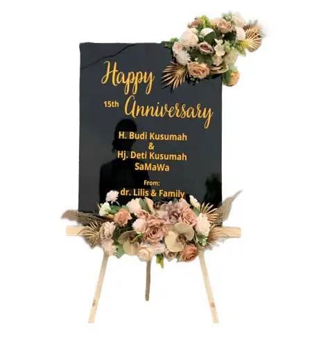 Papan Bunga Akrilik Boja