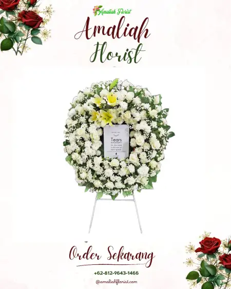 Krans Bunga Duka Boja